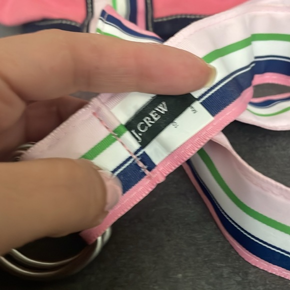 Preloved J Crew 100% cotton tote with matching belt - Picture 7 of 7